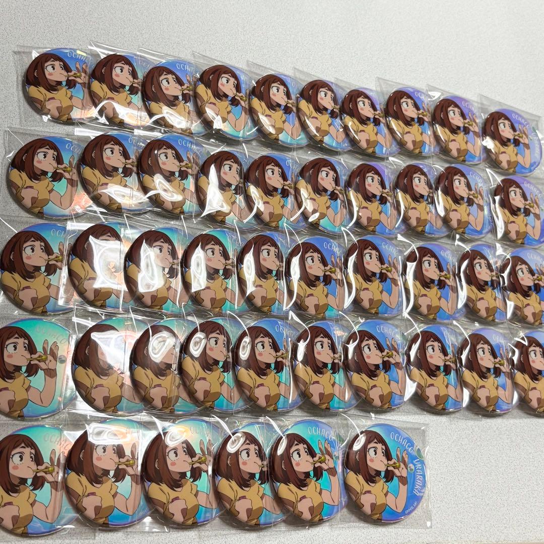 僕のヒーローアカデミア ヒロアカ しゃぼん玉 缶バッジ 麗日お茶子