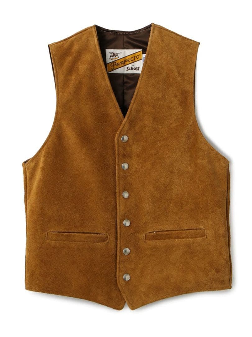 ジャケット・アウター Schott Perfecto / 321USV SUEDE MC VEST