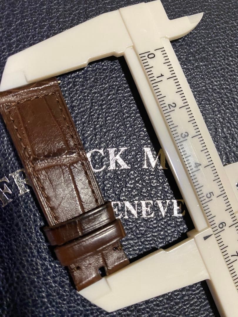 18mm フランクミュラー 純正 ブラウン ストラップ ベルト