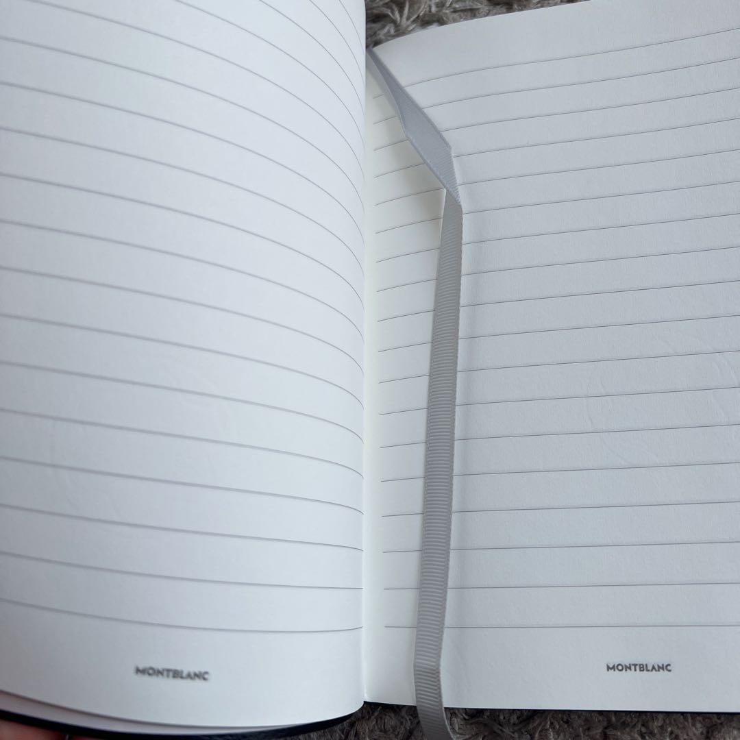 MONTBLANC ブラックレザー ノートブック