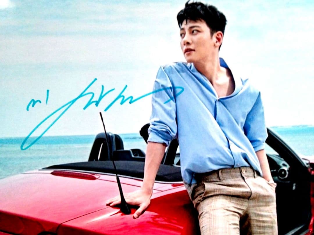 チ・チャンウク直筆サイン入り超 特大写真…Ji Chang-wook…2