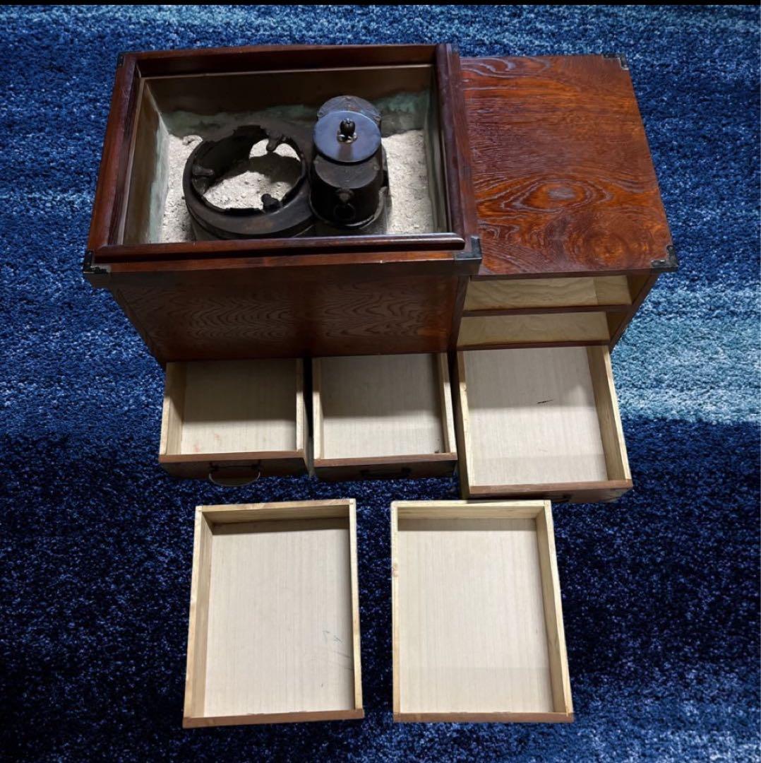（中古品）関東火鉢、角火鉢、箱火鉢、囲炉裏、茶室、民芸、古民家。
