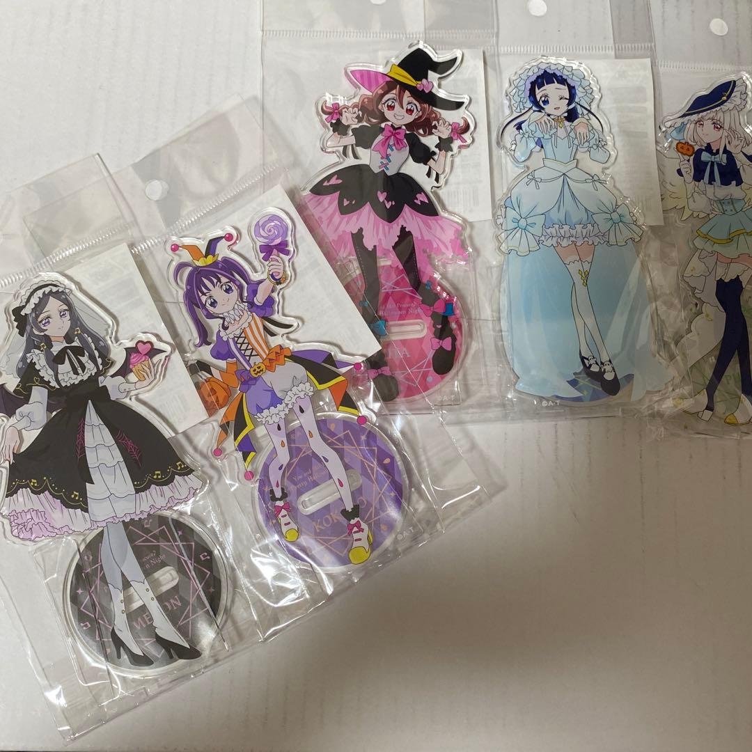キミとアイドルプリキュア　ハロウィン限定❣️アクリル　5人集合