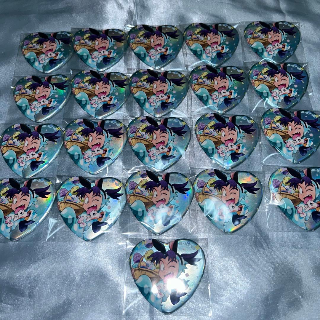 忍たま 忍たま乱太郎 きり丸 摂津のきり丸 ナンジャ 缶バッジ ハート缶バッジ