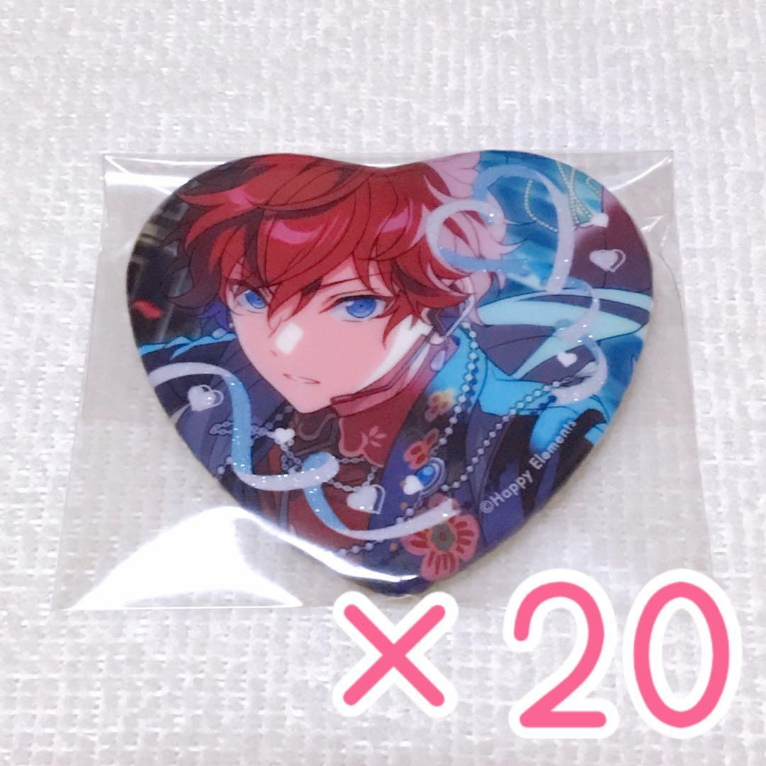 【未使用】あんスタ パティスリー フィーチャー2 ハート缶バッジ 天城一彩