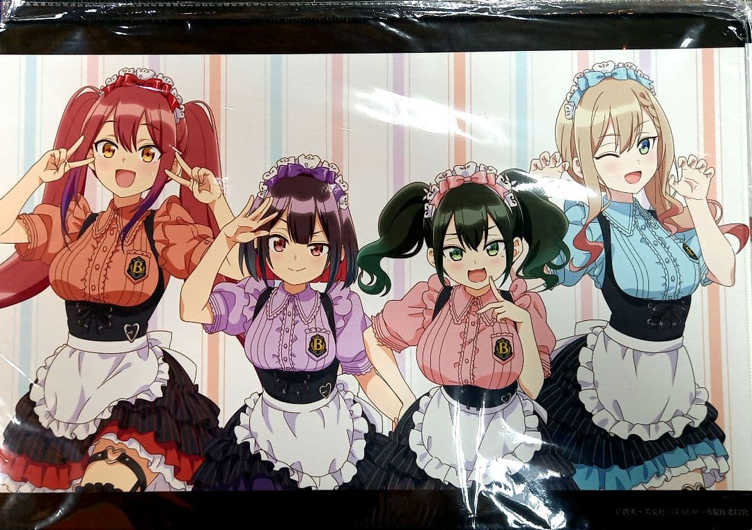 ばっどがーる ラバーマット デスクマット プレイマット マルチマット