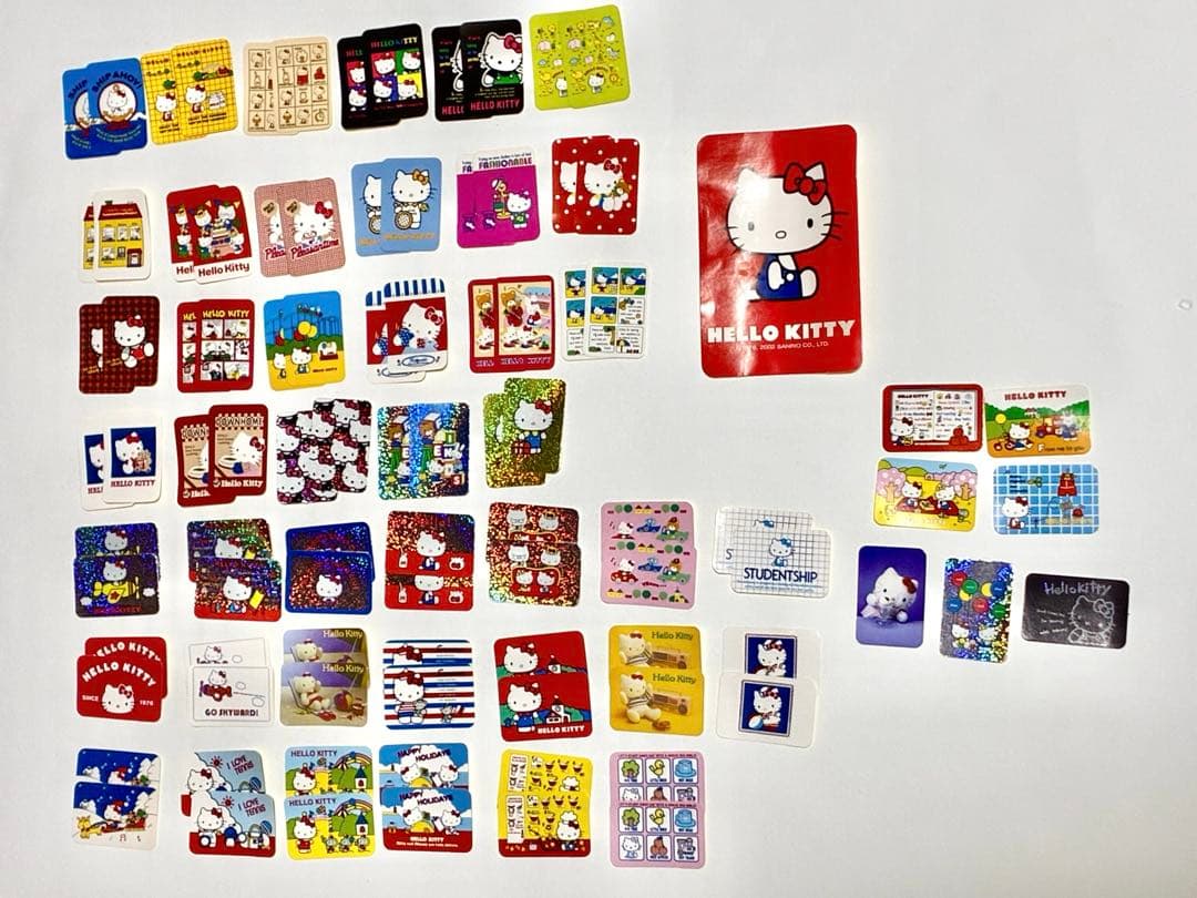 【平成レトロ】キティ フレークシール94枚