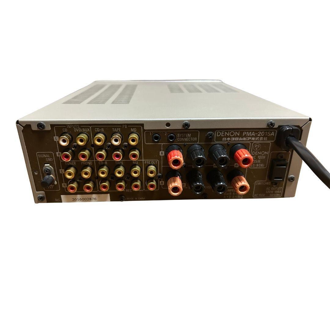 Denon PRESTA プリメインアンプ シルバー PMA-201SA　動作品