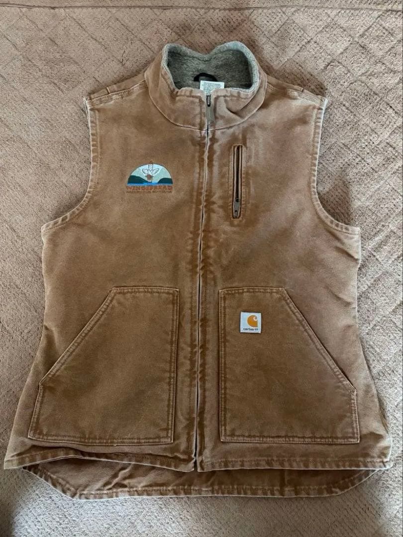 Carhartt 裏ボア ダックベスト M