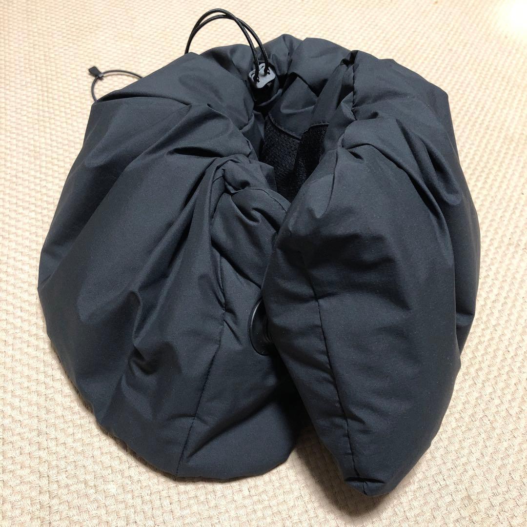 新品　スノーピーク　ダウンマフラーブラック　ネックウォーマー