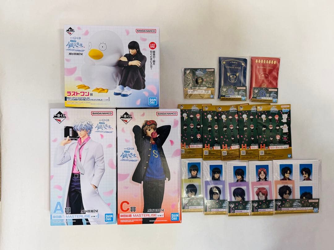 銀魂　一番くじ　ラストワン賞　A賞 坂田銀八　C賞 沖田総悟　フィギュア