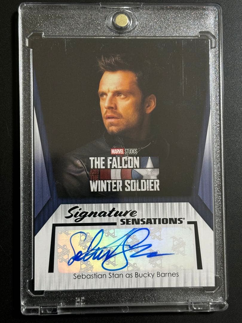 セバスチャンスタン サイン オート upper deck marvel セバスタ