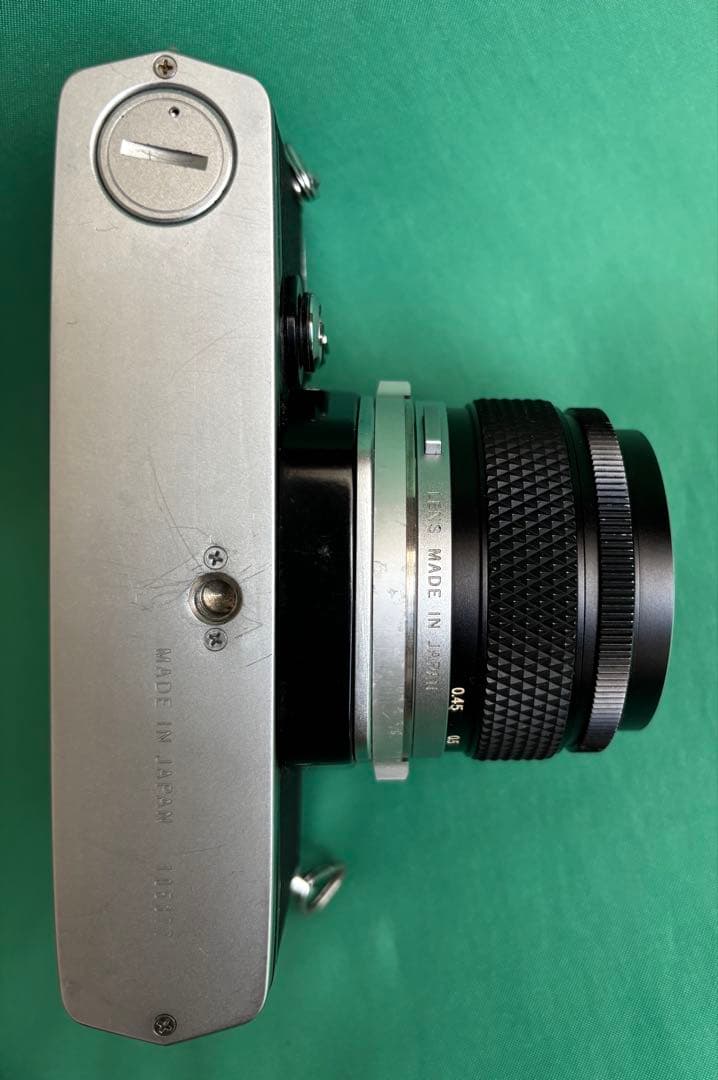 ★ OLYMPUS OM-1 (革ケース付) + ★ 標準50mm F1.4