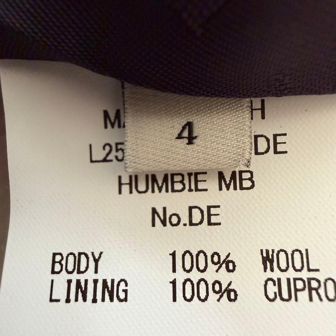 【新品タグ付】MACKINTOSH HUMBIE MB 金ボタン コート 黒 4