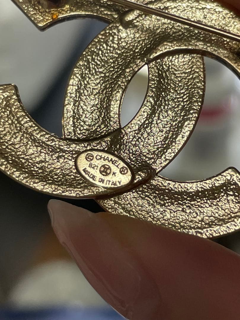 CHANEL ブローチ　ココマーク　ダブルC