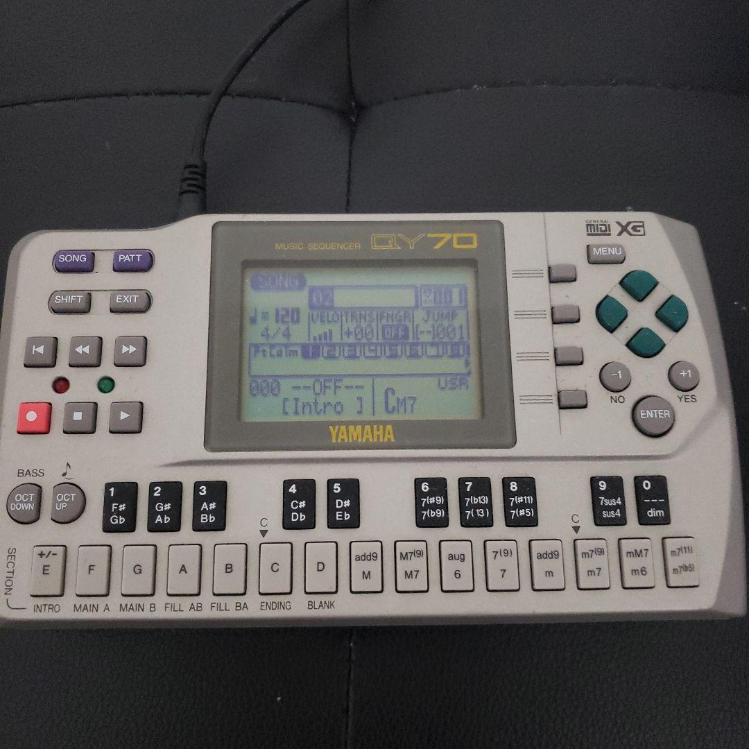 5/18取り下げ　YAMAHA　QY70　説明書有