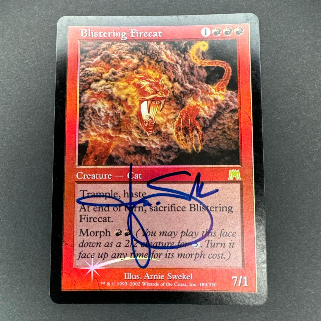 サインド オンスロート 焦熱の火猫 foil 英語