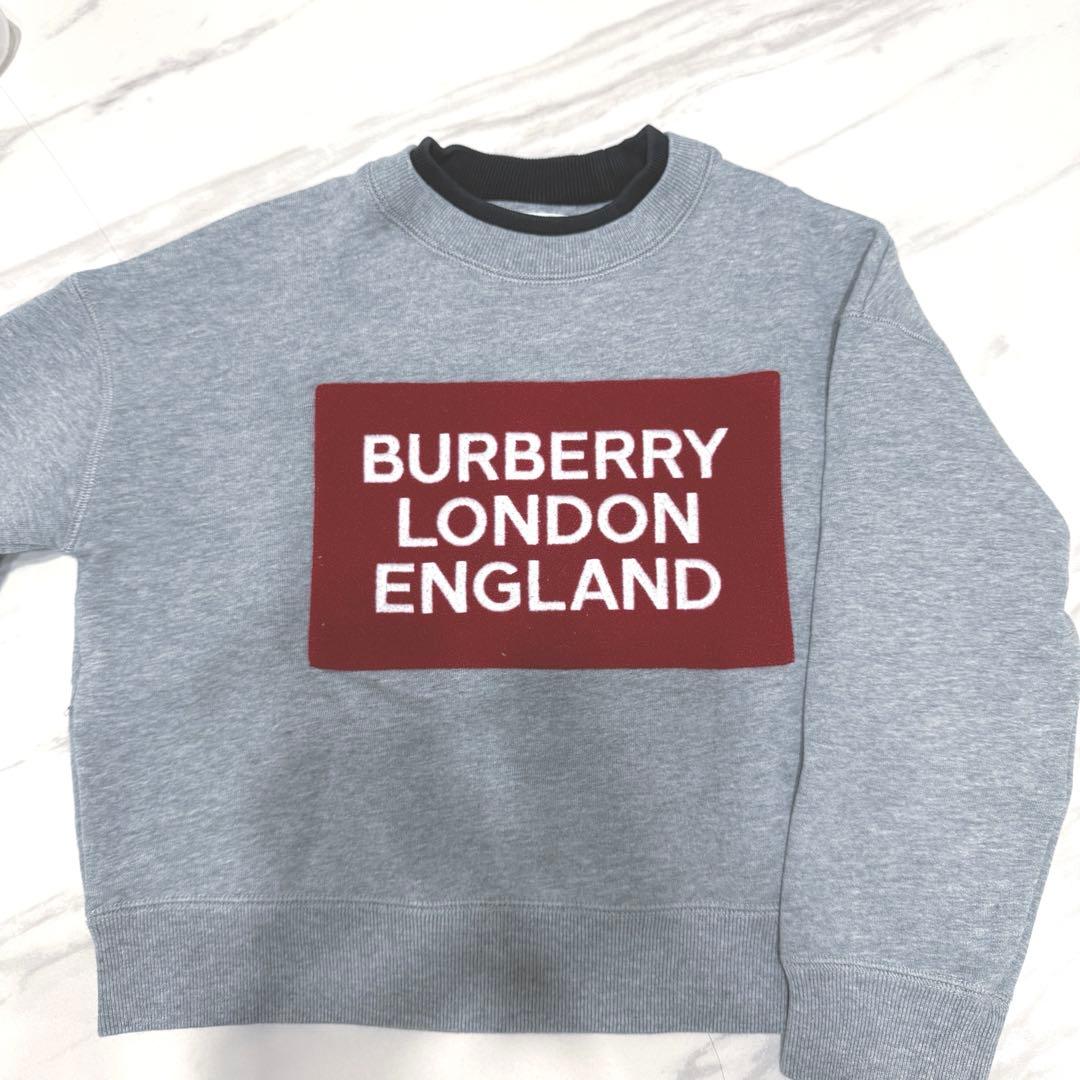Burberry バーバリー トレーナー 8Y 128cm 裏起毛 美品