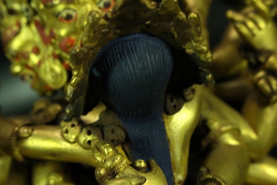 仏教美術 渡金 歓喜仏(K-A986)