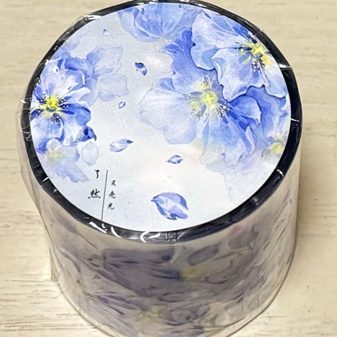 海外 PETテープ マスキングテープ フラワー