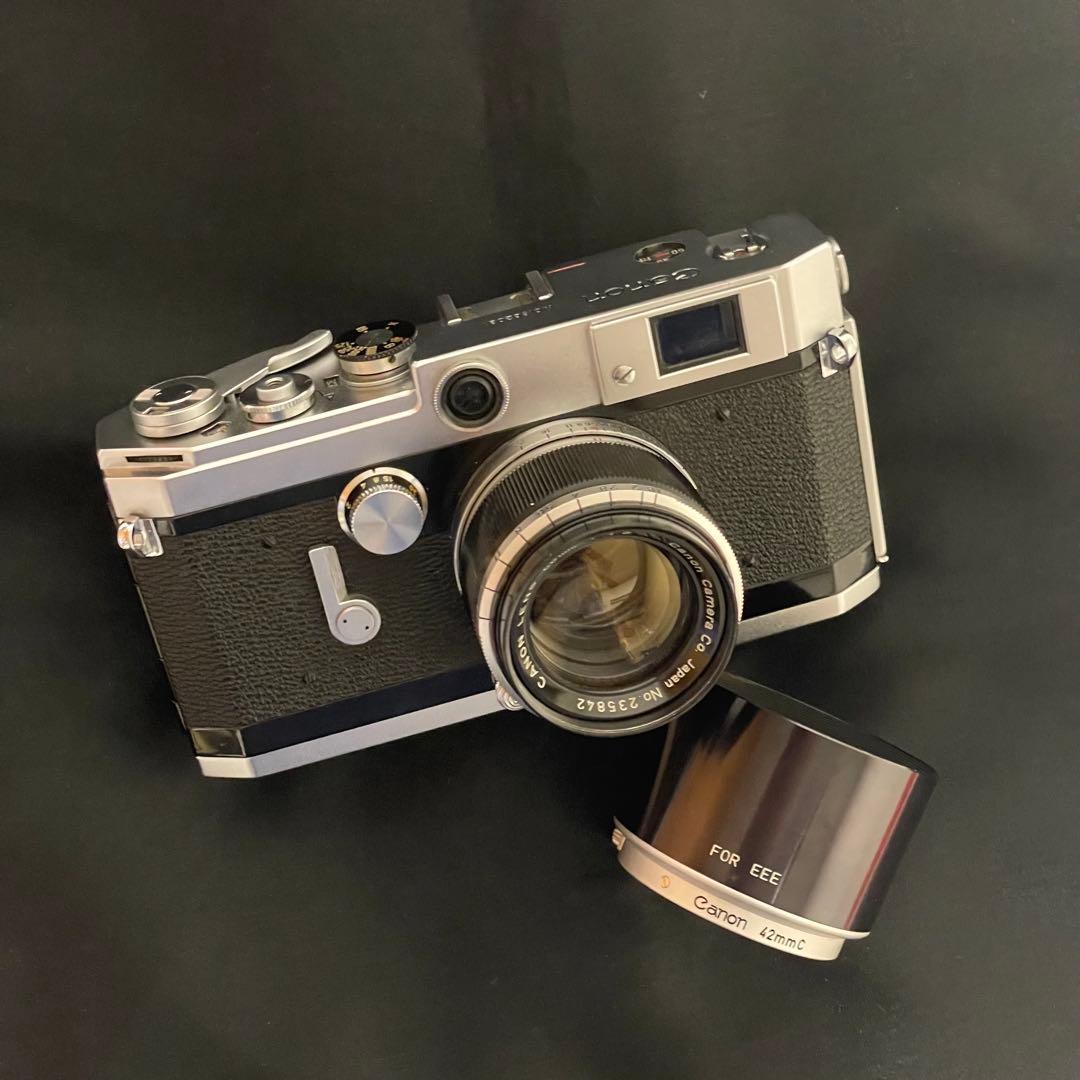 キャノン レンジファインダー VI型　 レンズ 50㎜ F1.8 +レンズフード