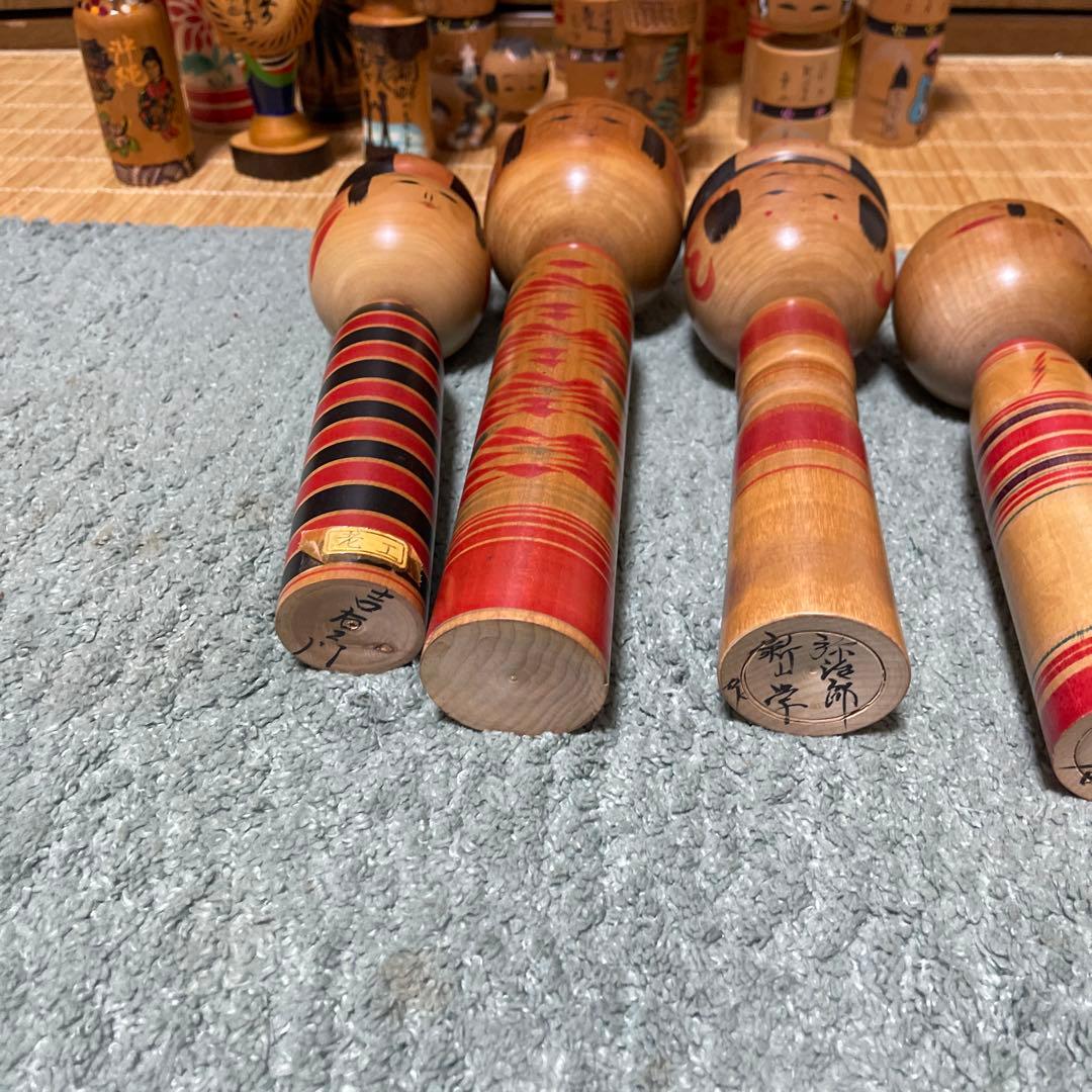 木製こけし人形 約32体 コレクション