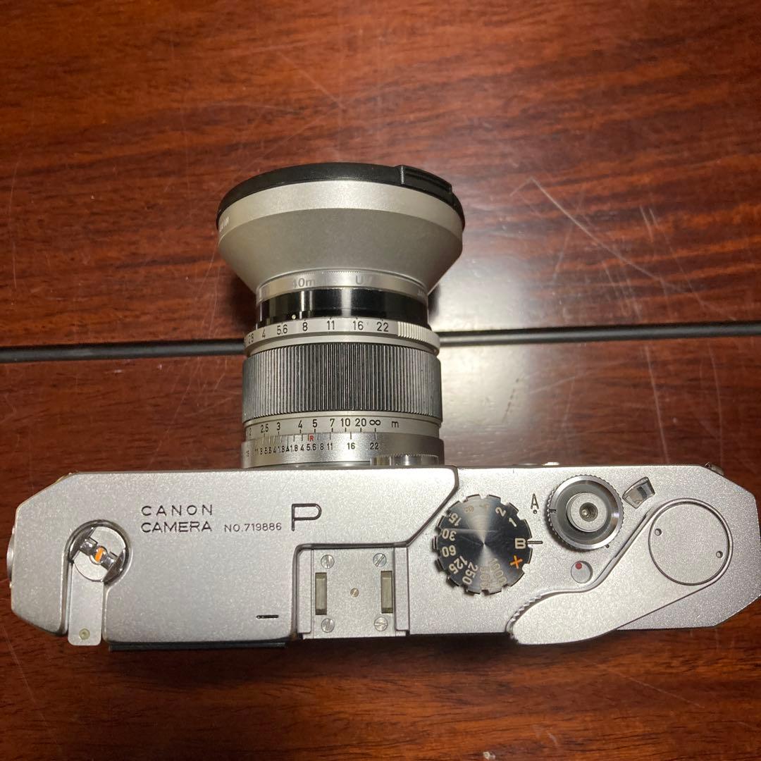 Canon P レンジファインダーカメラ 50mmレンズ付き