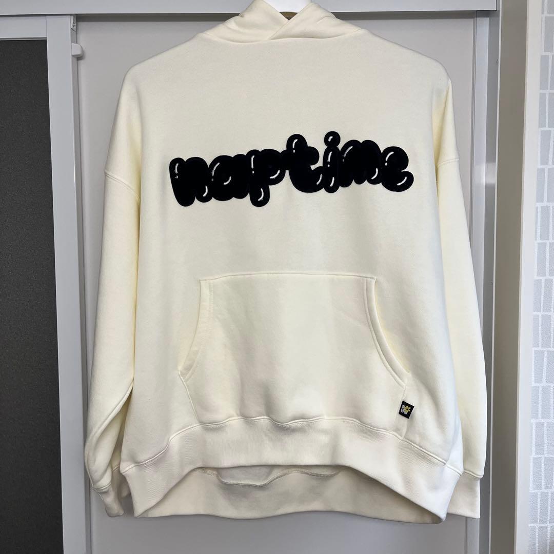 Naptimeワッペンパーカー S アイボリー