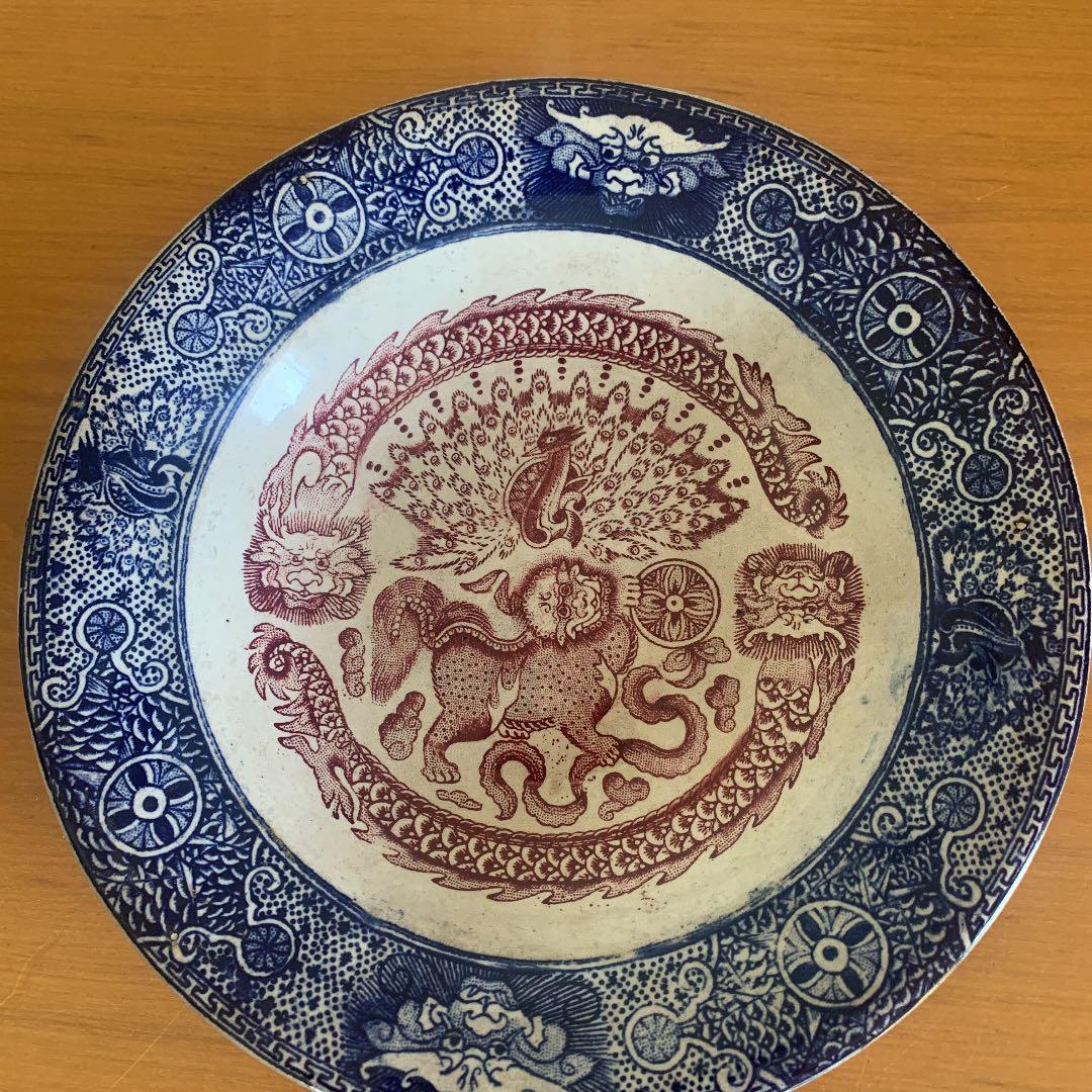 オランダ焼き　骨董皿　インドネシア