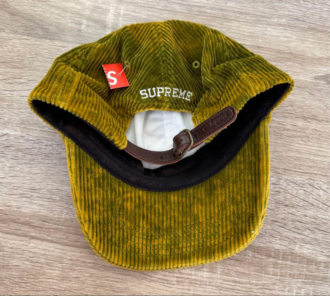 帽子 Supreme Corduroy S Logo Bleached Olive