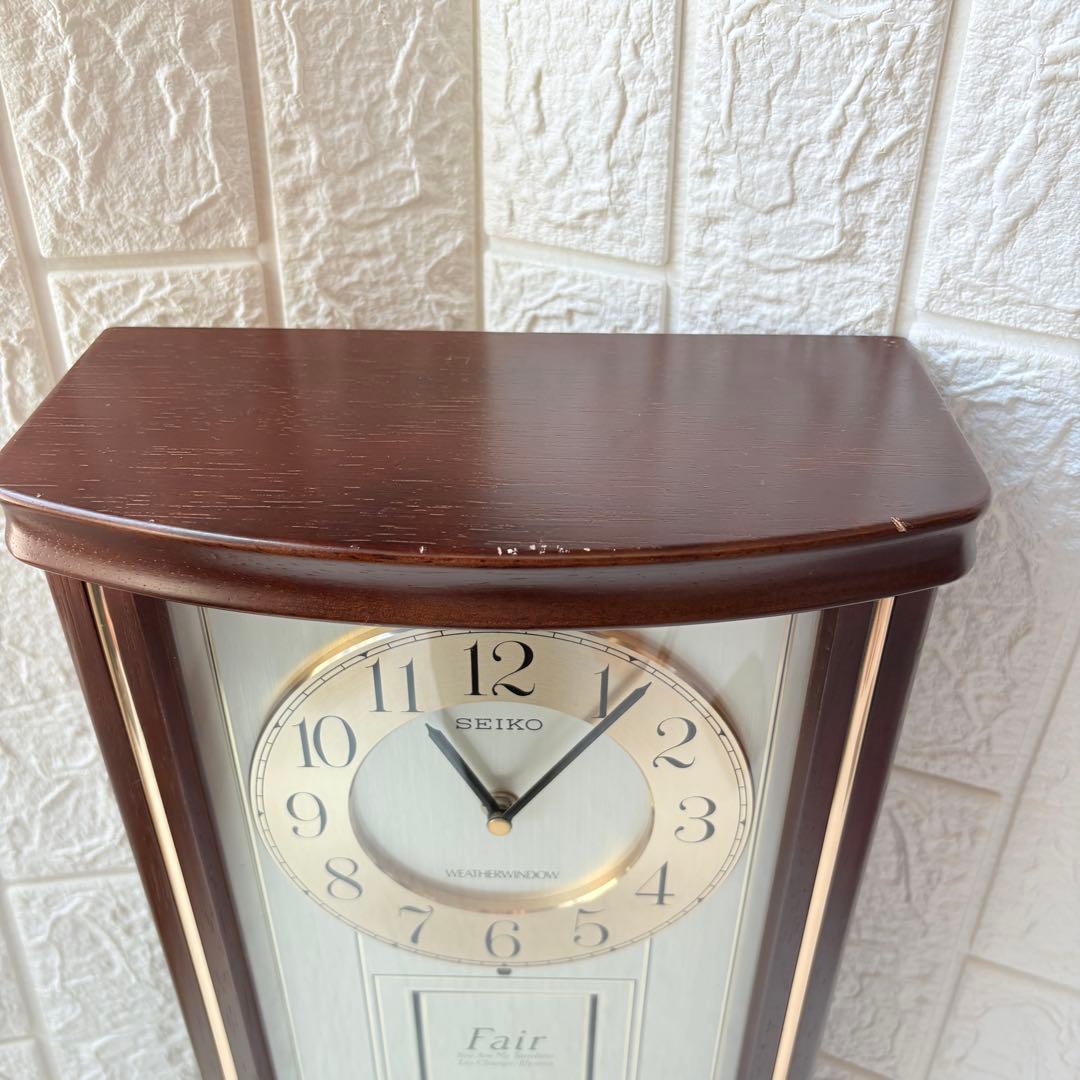 SEIKO からくり時計　天気予報　天候　RE516B ウェザーウィンドウ