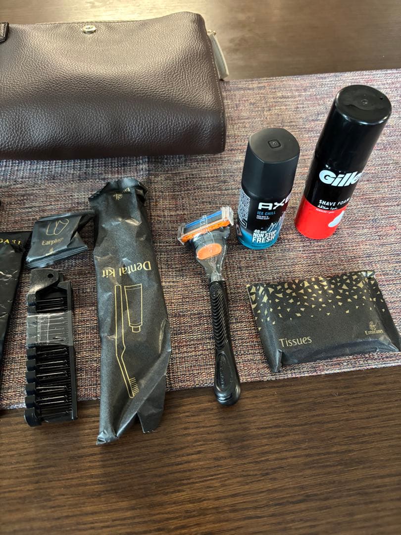 【BVLGARI香水&ポーチ】エミレーツ航空 ファーストクラス