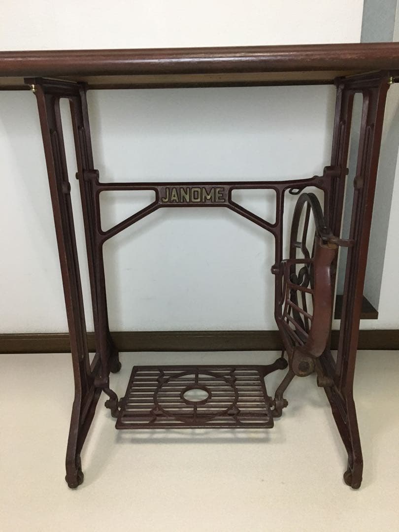 天板部のみ　ジャノメ 足踏み ミシンテーブル 飛騨産業の天板 リメイクテーブル