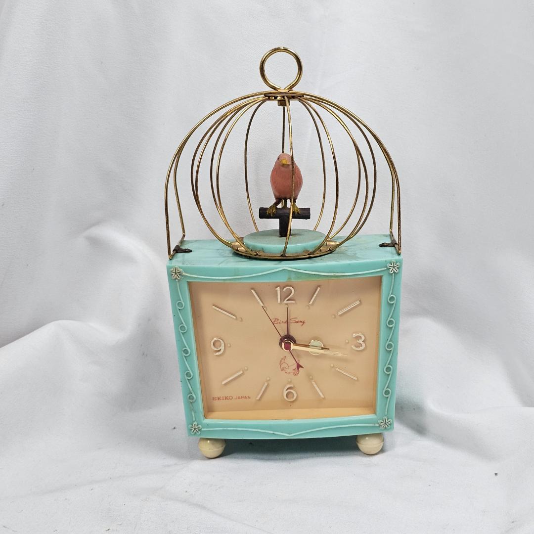 【希少】 セイコー ヴィンテージ ギミック 置き時計 アラーム音確認済み