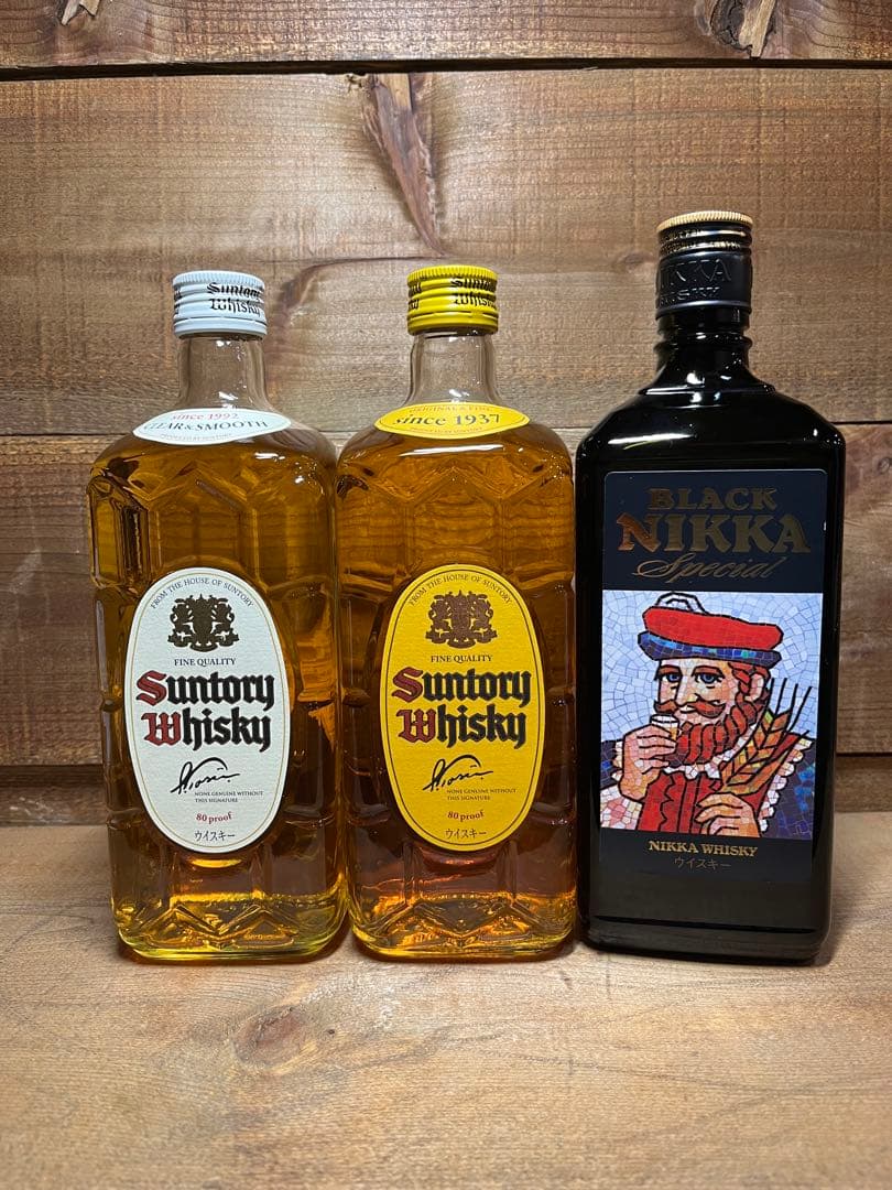 サントリー角・白角・ブラックニッカスペシャル　700ml 3本セット
