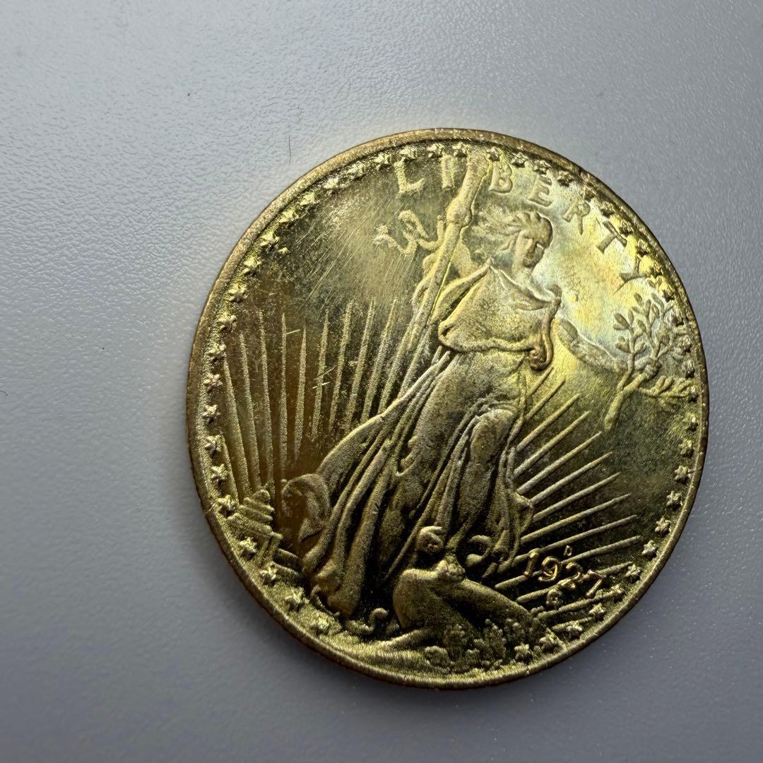 古銭　アメリカ　女神　1927