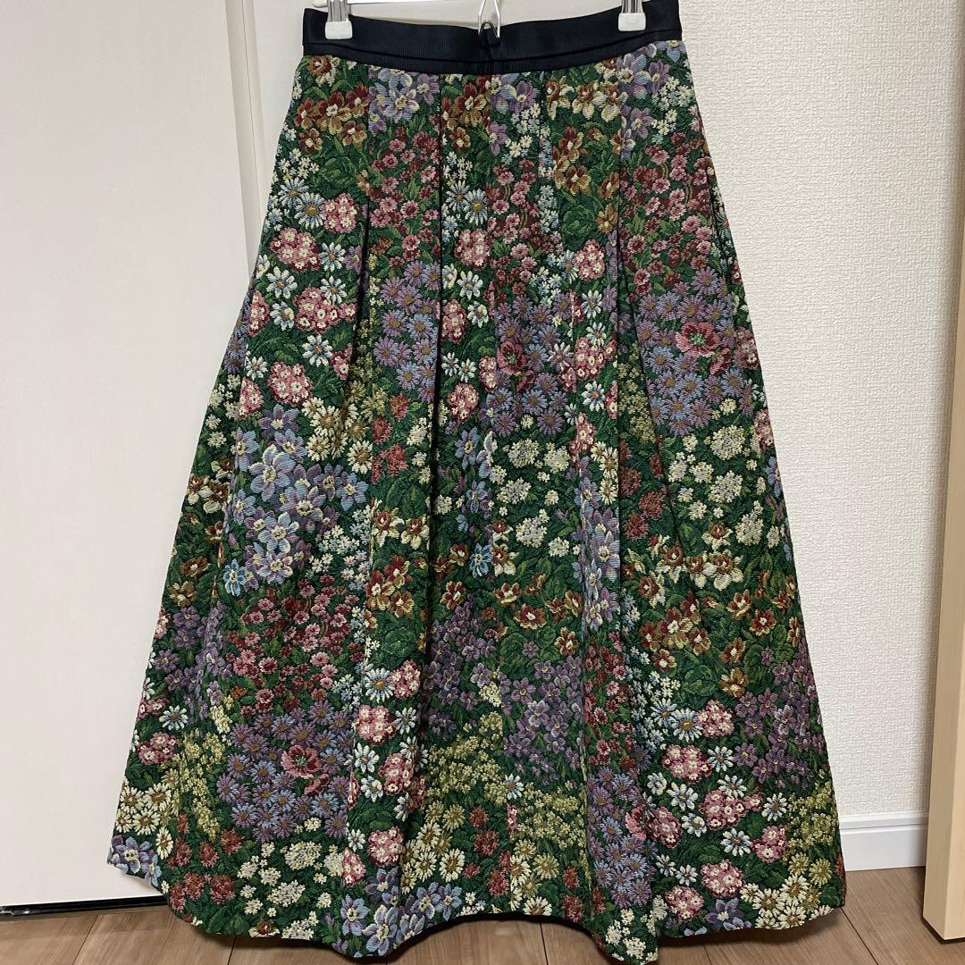 ienalaboucle スカート　花柄　36