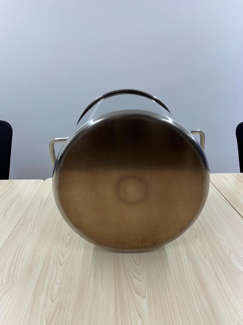 新品 寸胴鍋36㎝(モリブデン鋼)　目盛付 ※送料無料