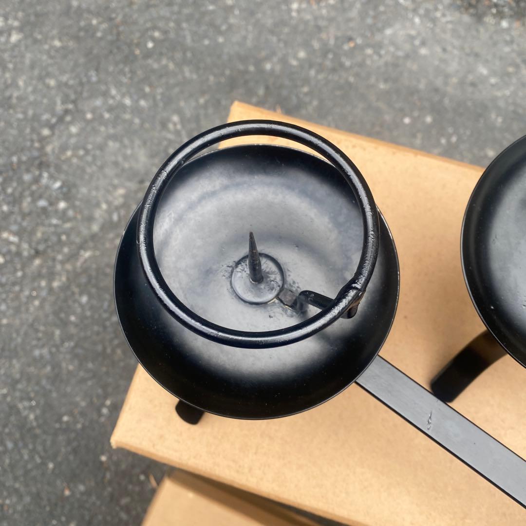 夜咄　手燭　茶道具　一対　2個セット