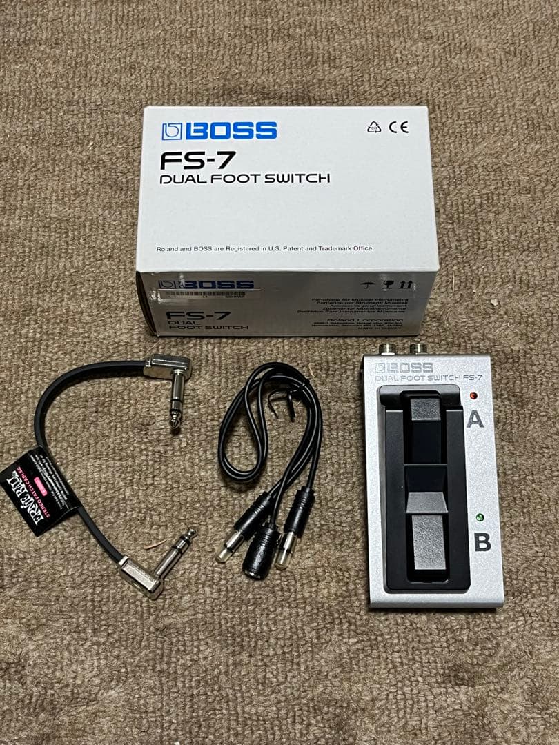 BOSS FS-7 デュアルフットスイッチアーニーボールシールド付き！