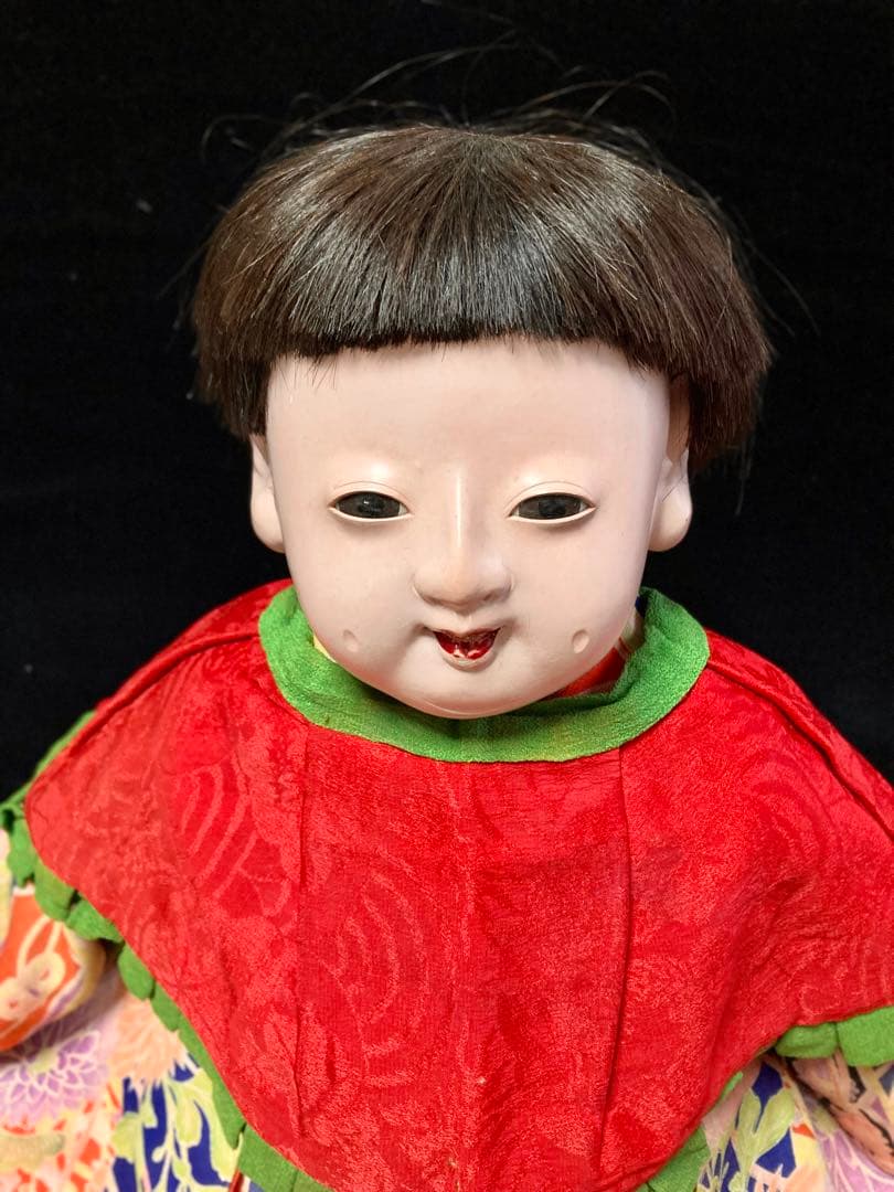 市松人形　抱き人形　明治　丸平　大極上　54㎝　日本人形