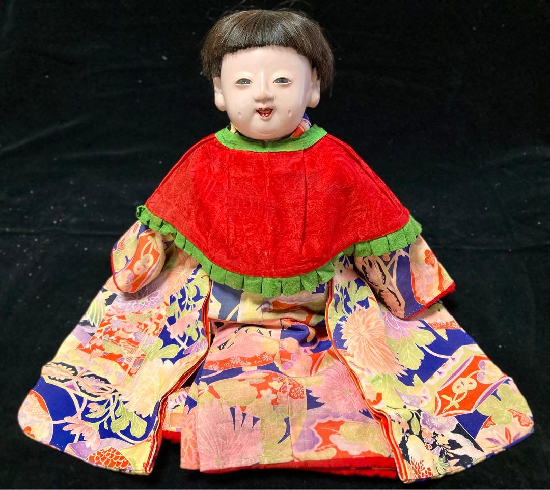 市松人形　抱き人形　明治　丸平　大極上　54㎝　日本人形