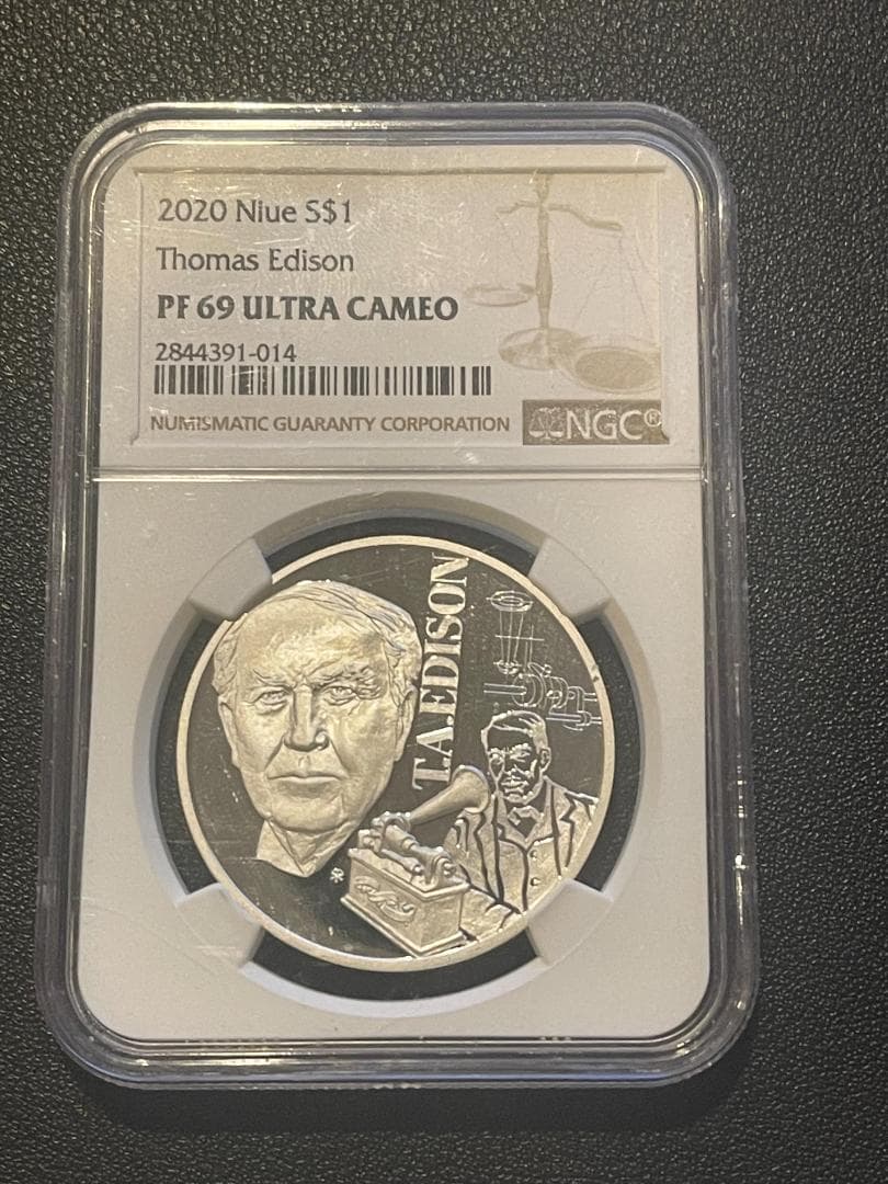 2020 Niue 1トロイオンスプルーフ銀貨 NGC PF69UC