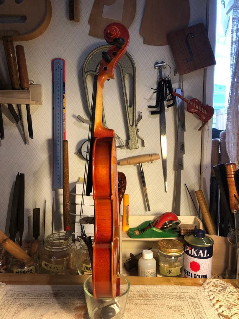 【駒&魂柱調整済】Suzuki分数バイオリンNo220 1/10 1988