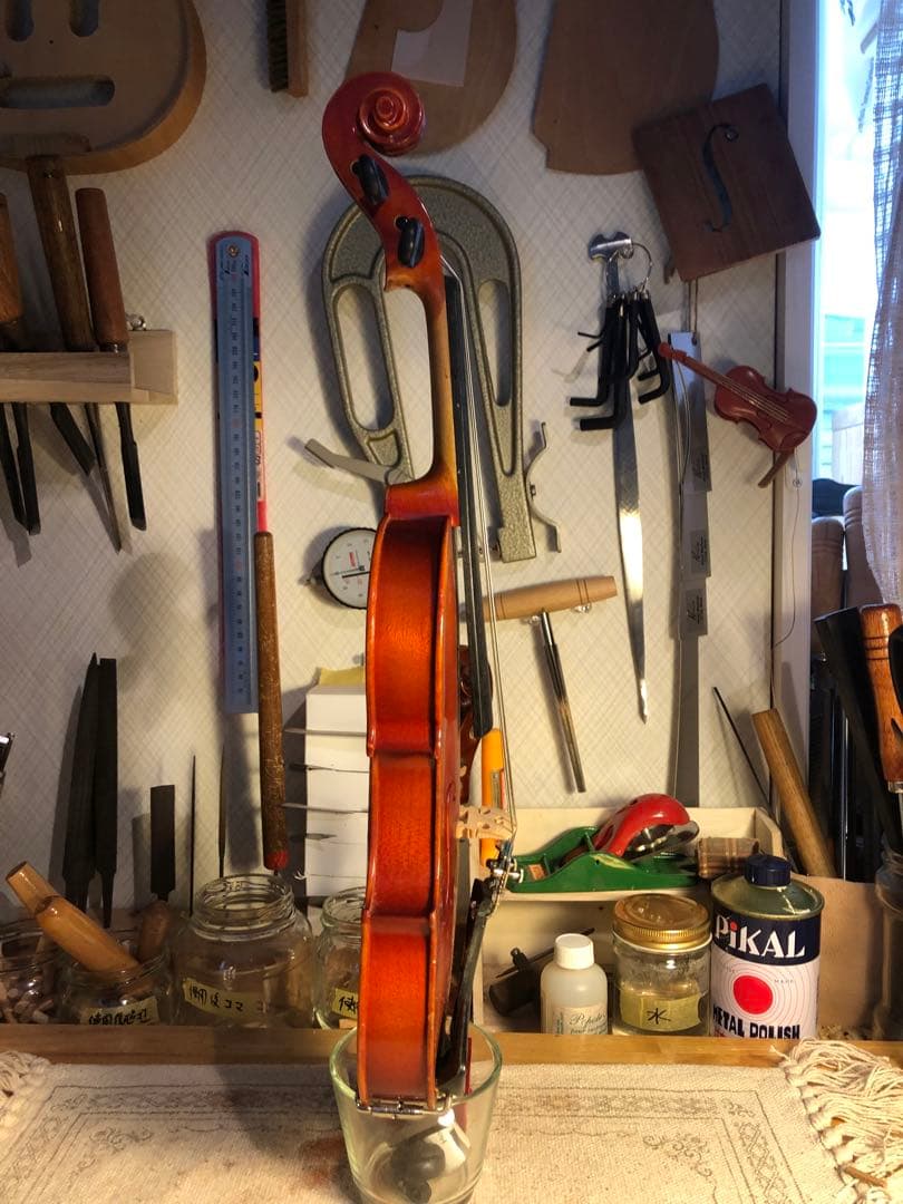 【駒&魂柱調整済】Suzuki分数バイオリンNo220 1/10 1988