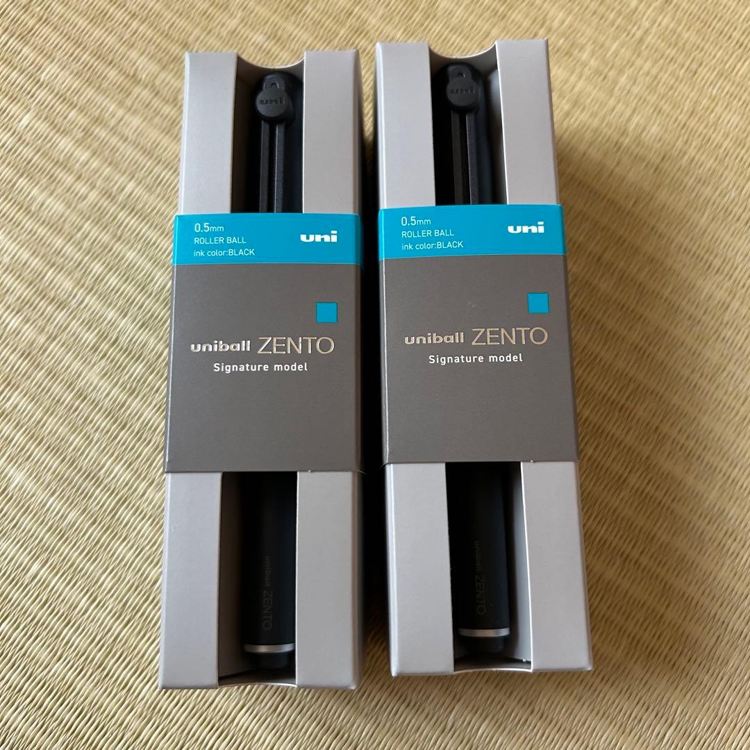 新品 ユニボールゼント シグニチャーモデル ブラック 2本　ZENTO