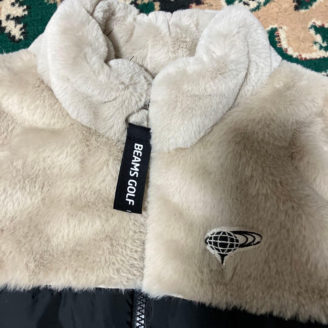 美品　ビームスゴルフ　ワンピース　ブラック　ファー