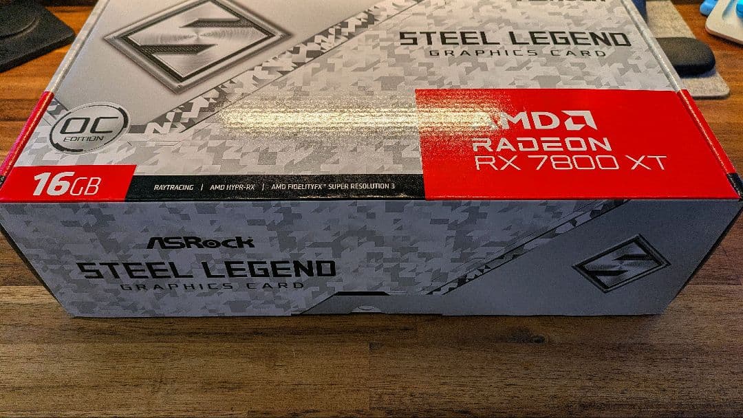 グラフィックボード・グラボ・ビデオカード ASRock Radeon RX7800XT Steel Legend