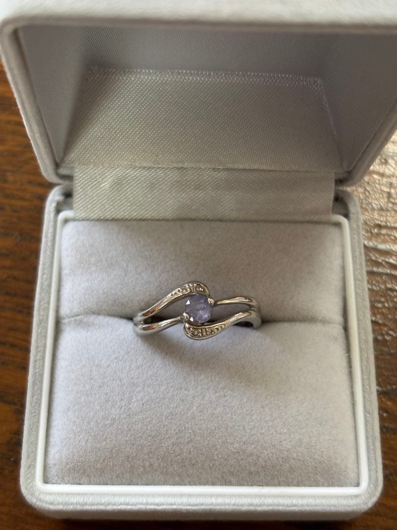 天然タンザナイト　pt900 リング