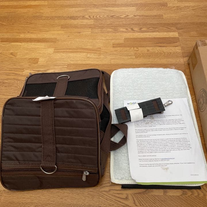 Sherpa original delux ブラウン ペットソフトキャリーバッグ